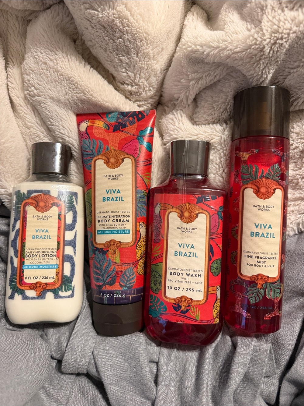 Bath & Body Works Viva Brazil Body Care Set